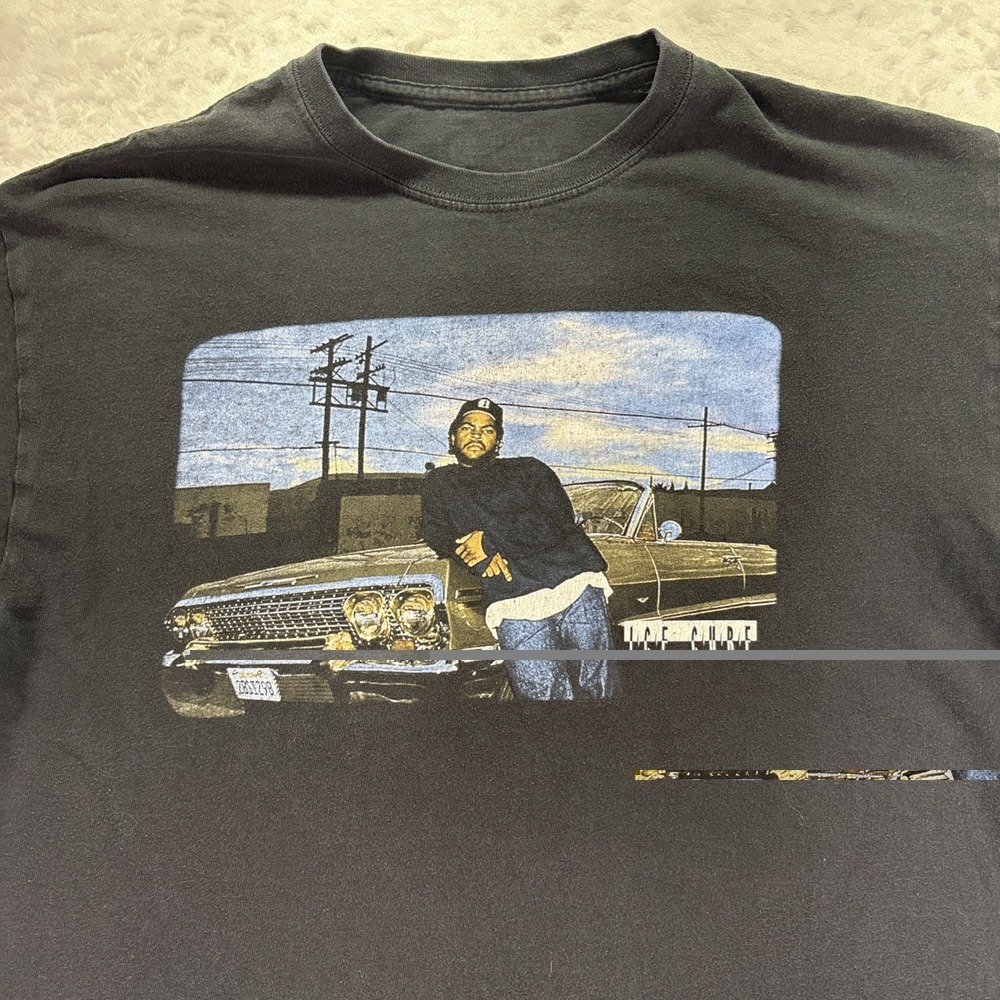 Boyz N The Hood Ice Cube Short Sleeve Black T-Shirt Adult XL